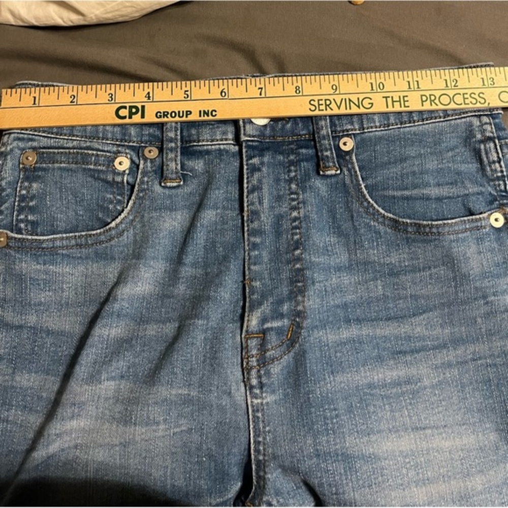 Madewell Jeans Womens 26 Blue Denim High Rise No Tag See Measurements - Picture 9 of 9